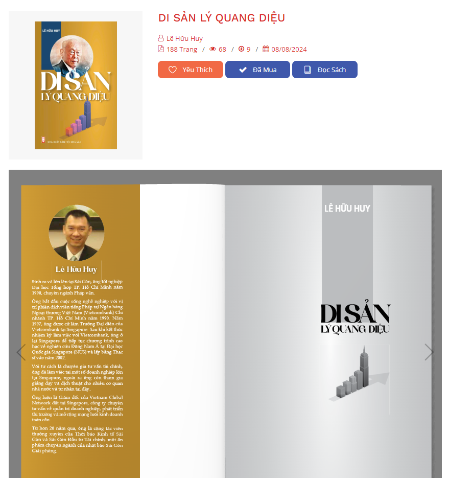 DI SẢN LÝ QUANG DIỆU (SÁCH ĐIỆN TỬ)